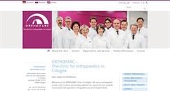 Desktop Screenshot of orthoparc.com